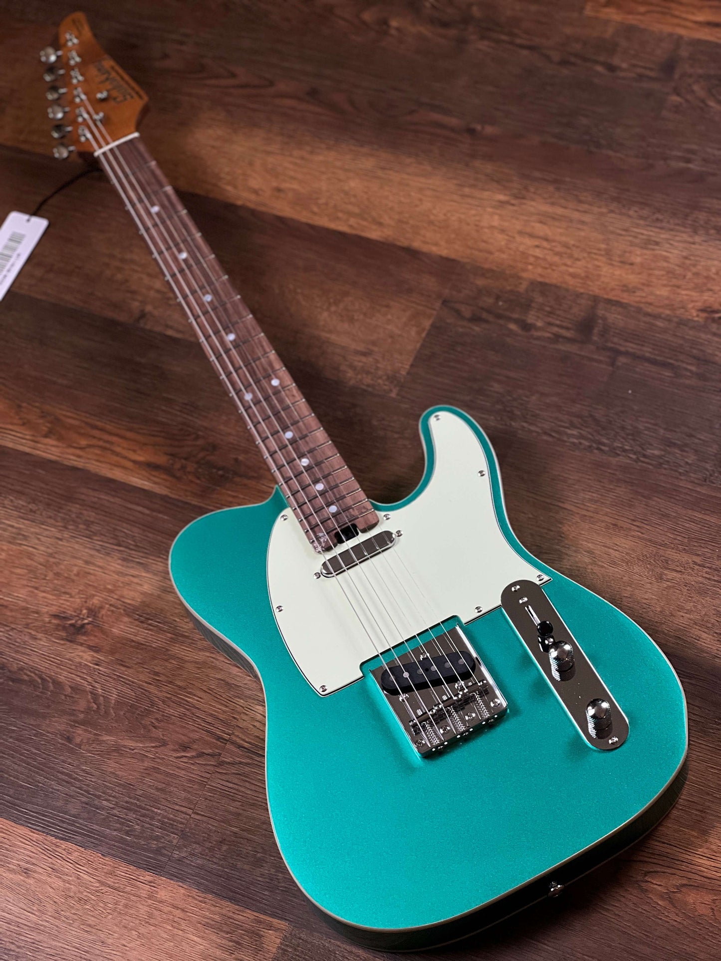 Soloking T-1B Vintage MKII with Roasted Maple Neck and Rosewood FB in Sherwood Green Metallic