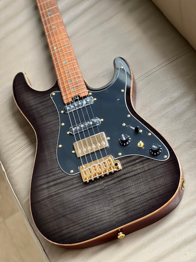 Soloking MS-1 Classic FMN Elite in Moonlight Burst with Roasted Flame Maple Neck