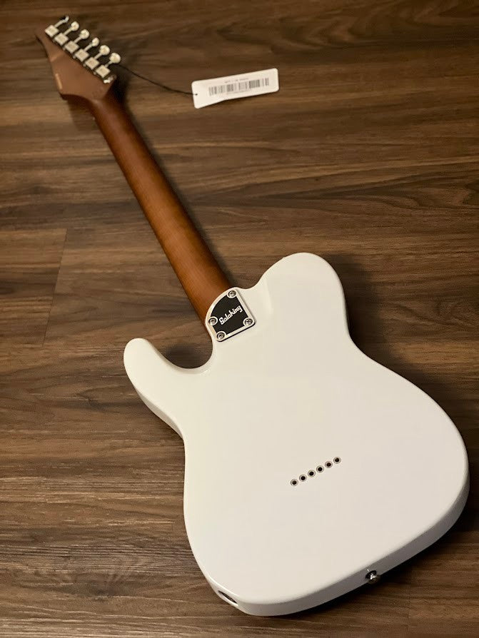 Soloking MT-1 Vintage MKII with Roasted Maple Neck and Rosewood FB in Olympic White