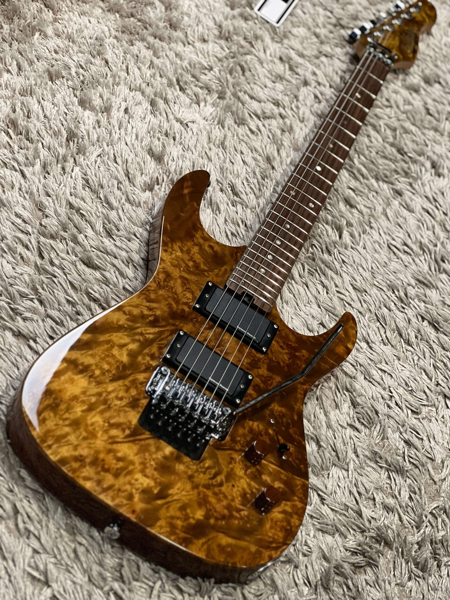 Soloking JSN-1100 FR in Coffee Brown Gloss with Floyd Rose and Seymour Duncan Pickups